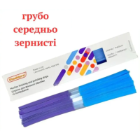 Штрипси 50 шт пластик, синьо-фіолетові (грубо-середні) Stoddart