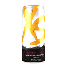 XS Power Drink+ Энергетический напиток со вкусом имбирь-маракуйя 12 шт х 250 мл