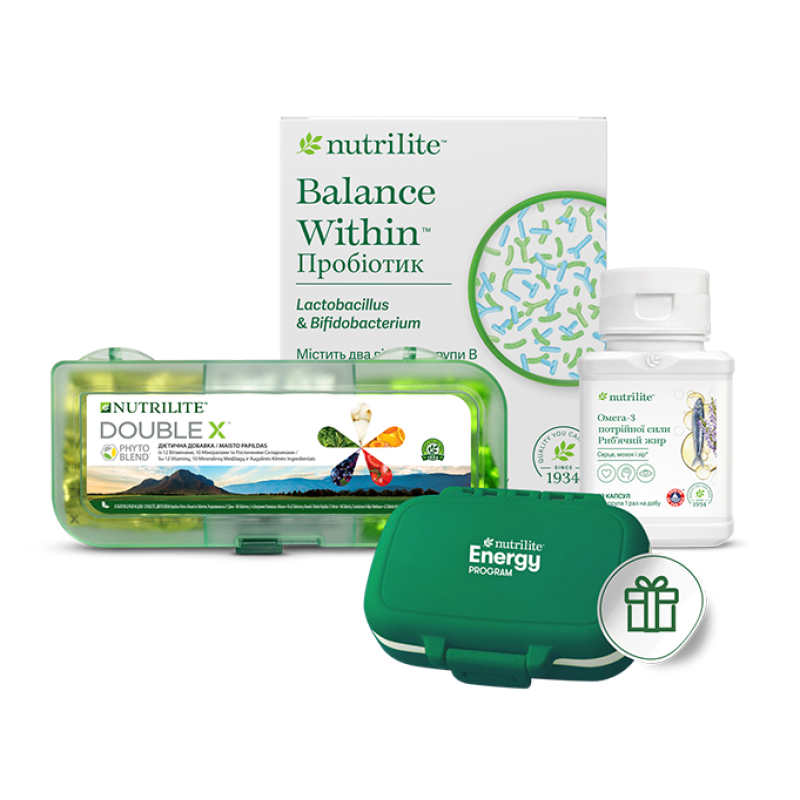 Nutrilite Energy Program Мини набор с таблетницей