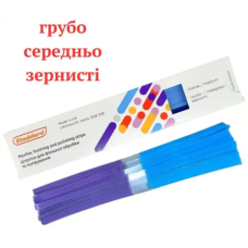 Штрипсы 50 шт пластик, сине-фиолетовые (грубо-средние) Stoddart