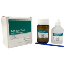 Адгезор файн (Adhesor Fine) цинкфосфатный цемент химического отверждения (80 г + 55 мл)
