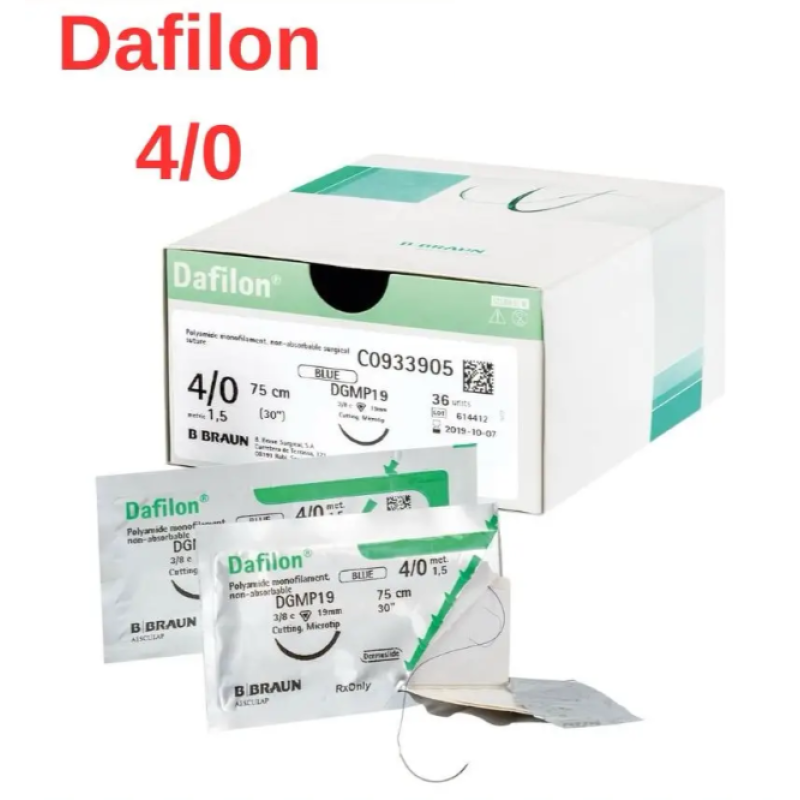 Dafilon, дафілон ,4/0 ,Шовний матеріал B. Braun