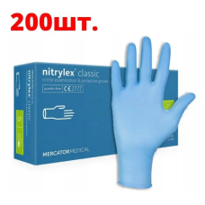 Перчатки нитриловые,перчатки нитриловые,Нитрилекс Nitrylex Classic Нитрилекс Классик 200шт