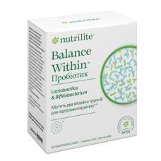 Nutrilite Balance WithinTM Пробиотик 30 пакетиков-стеков х 1,5 г