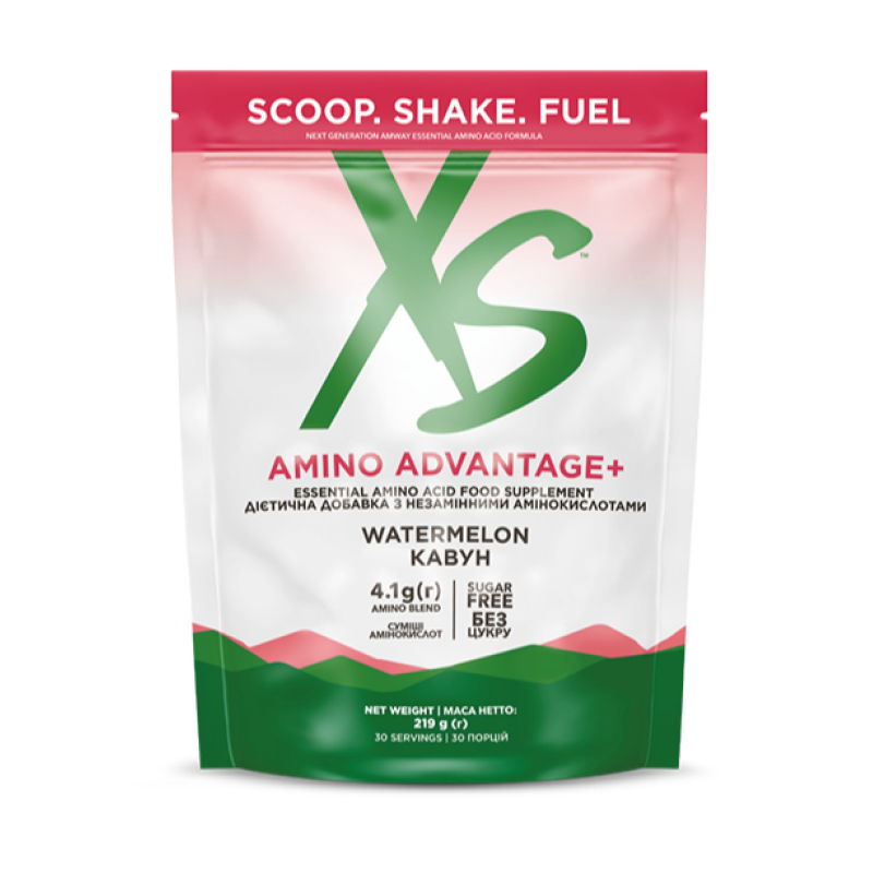 XS Amino Advantage+ Диетическая добавка с незаменимыми аминокислотами со вкусом арбуза 219 г (30 порций)