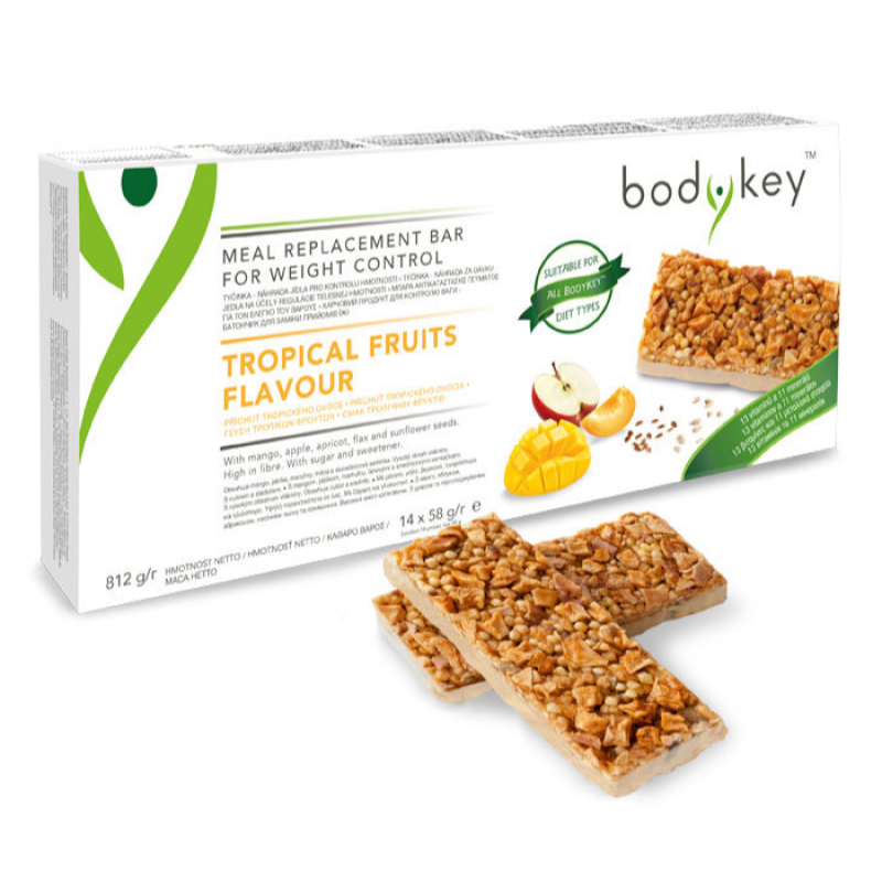Bodykey от Nutrilite Батончик для замены приемов пищи со вкусом тропических фруктов 14*58 г Bodykey от Nutrilite Батончик для замены приемов пищи со вкусом тропических фруктов 14*58 г